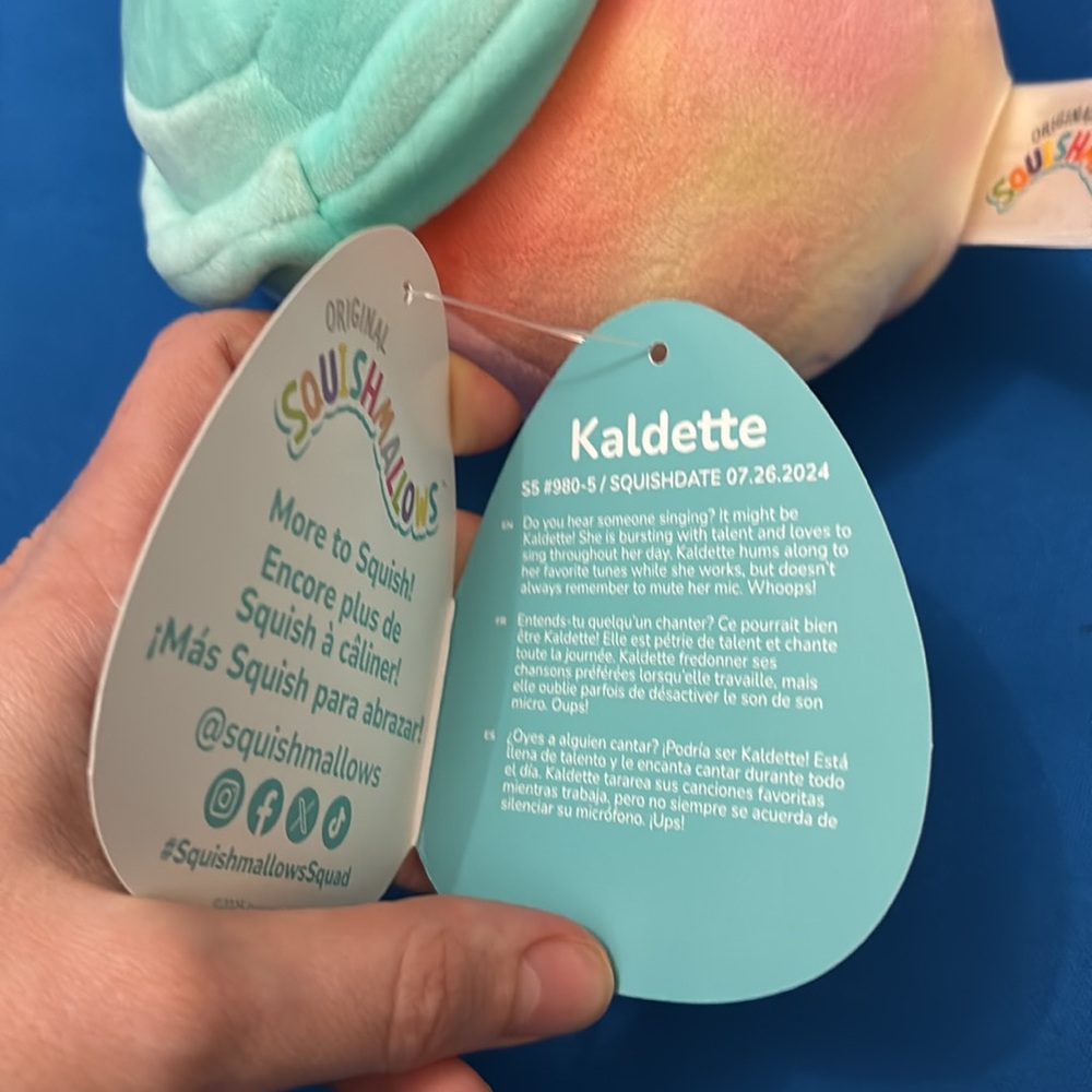 Original SquishMallows Kaldette Size 5 “Inch ScentedMysterySquad NWTS 07/26/2024 - Picture 4 of 9